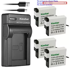 Kastar Battery Slim USB Charger Replace Genuine Gopro AHDBT-701 Hero 7 HD Black