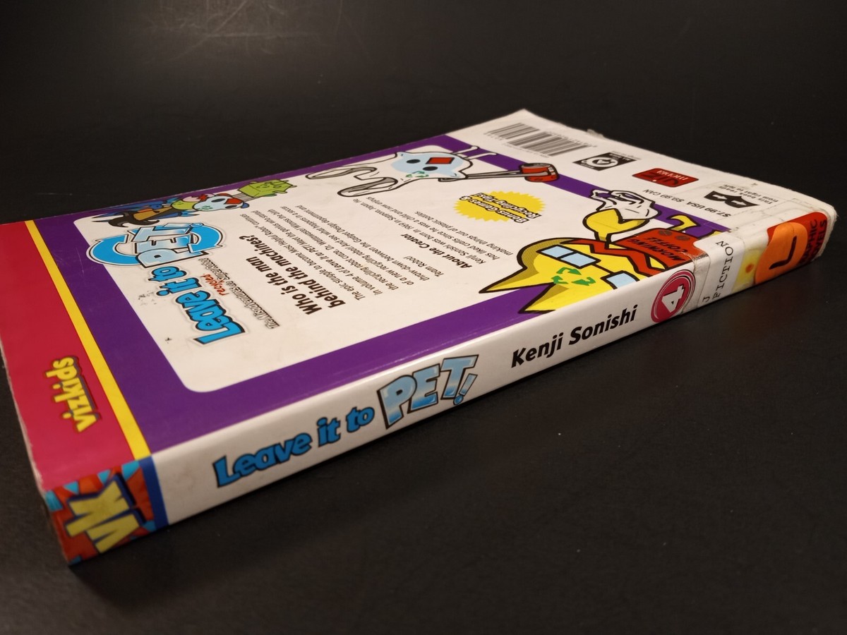 Leave it to Pet! Volume 4 Kenji Sonishi VIZ Manga 1st Print Ex-Lib