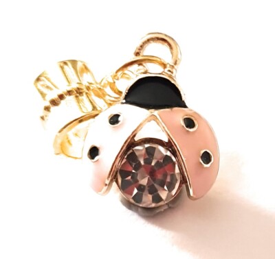 Pink Ladybird Charm (#106)