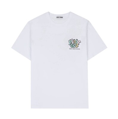 PEGGY GOODS × VERDY Collaboration T-Shirt Size S White | eBay