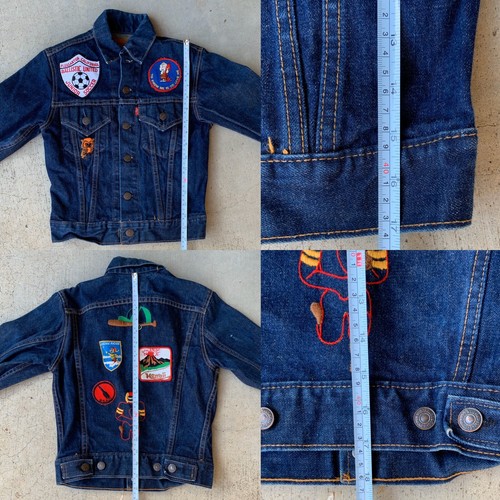 Vintage Levi’s Big E Denim Jacket Vintage Patches Embroidery 12 60s 70s - Picture 10 of 12