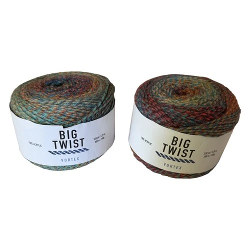 Big Twist Vortex Yarn 2 Cakes Superbloom 5.29 oz 328 yd Acrylic NEW - product listing photo