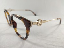 Michael Kors MK 4076U Rome Tortoise Gold Cat Eye Eyeglass Frames Women 54-17-140