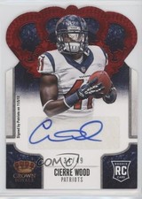 2013 Crown Royale Retail Red Die-Cut Signatures 34/49 Cierre Wood #120 Auto fm0