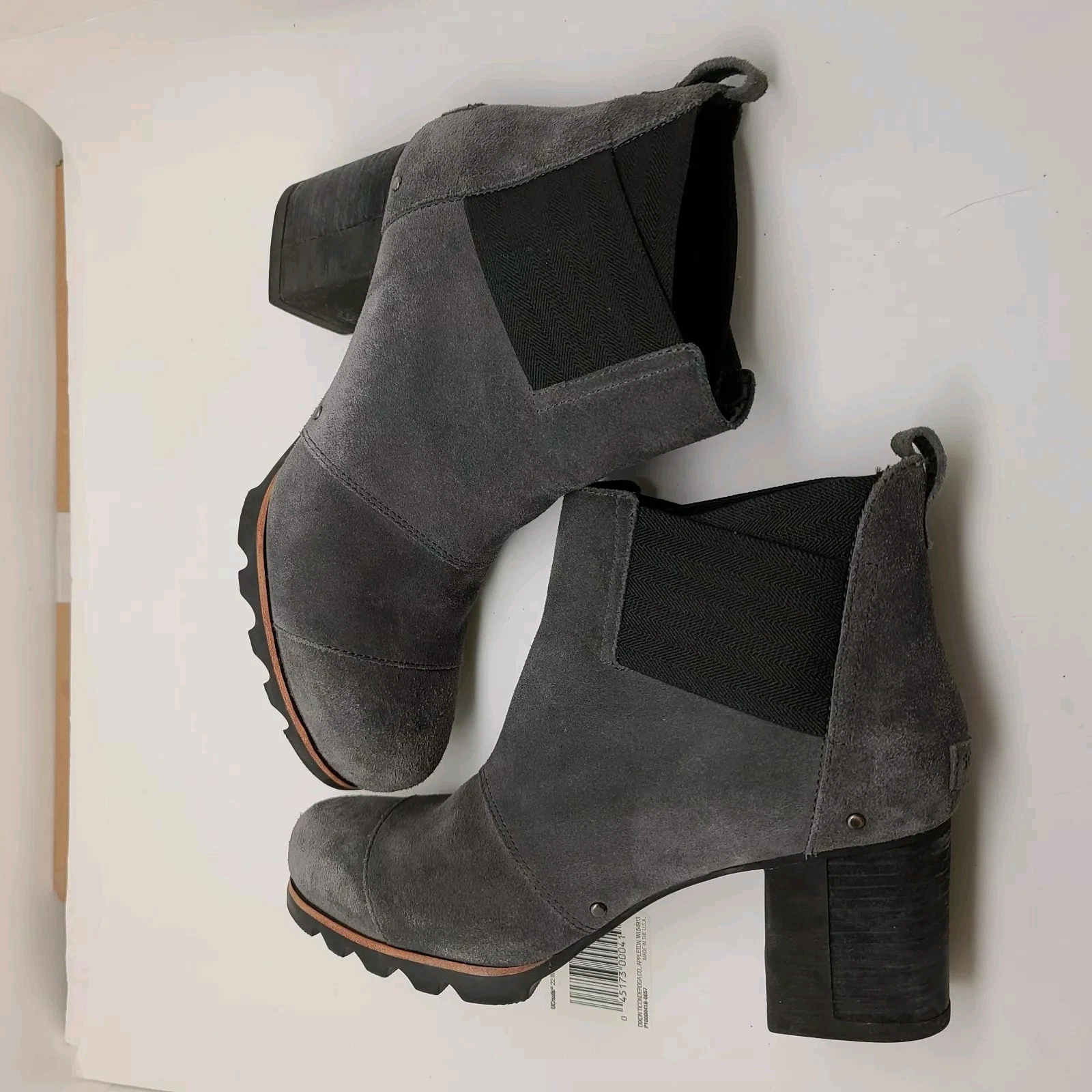 sorel addington strap suede leather bootie boots