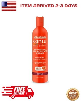 Cantu Shea Butter Moisturizing Curl Activator Cream for Natural Hair, 12 oz