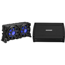 Kicker 51MWLE104 - MWE 10-Inch Loaded Premium Marine Sub Encl w/ Passive Radi...