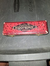 Hohner Super Chromonica Harmonica w/ Box Germany Vintage w/ original instruction