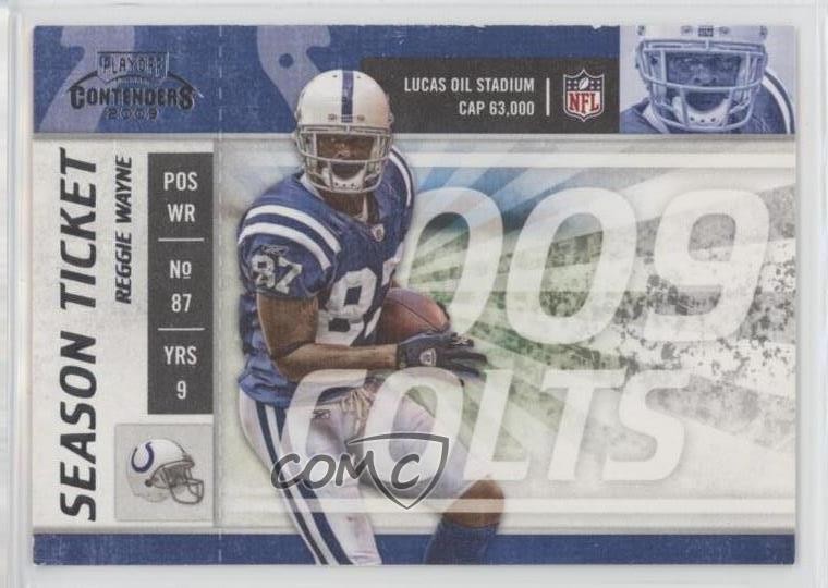 2009 Playoff Contenders Reggie Wayne #45 0b5
