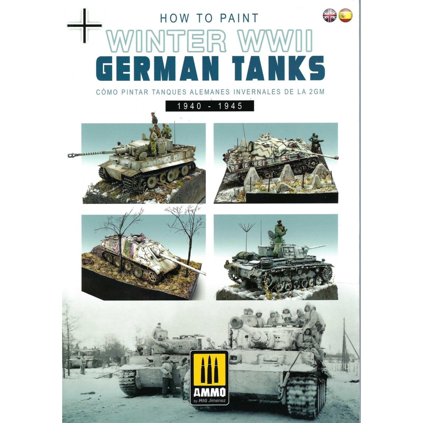 How to Paint Winter WWII German Tanks 1940-45 by AMMO Mig BOOK