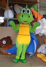 Dinosaur Mascot Costume Suit Cartoon Cosplay Party Fancy Dress Outfit Adults