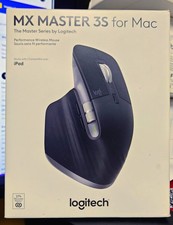 Logitech MX Master 3S for Mac - Wireless Bluetooth Mouse Hyper-Fast Scrolling