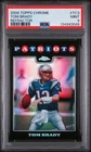 2008 TOPPS CHROME REFRACTOR #TC3 TOM BRADY PSA 9