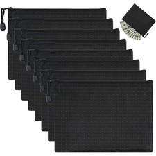 Geldtasche, 8 Stück Geldtaschen Banktasche, 24 x 18 cm Geldmappe A5,  Bankmap...