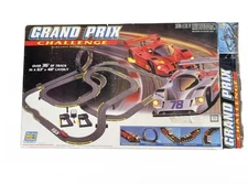 Marchon MR-1 Grand Prix Challenge Slot Car Racing Set w/ 5 Cars Extra Track 