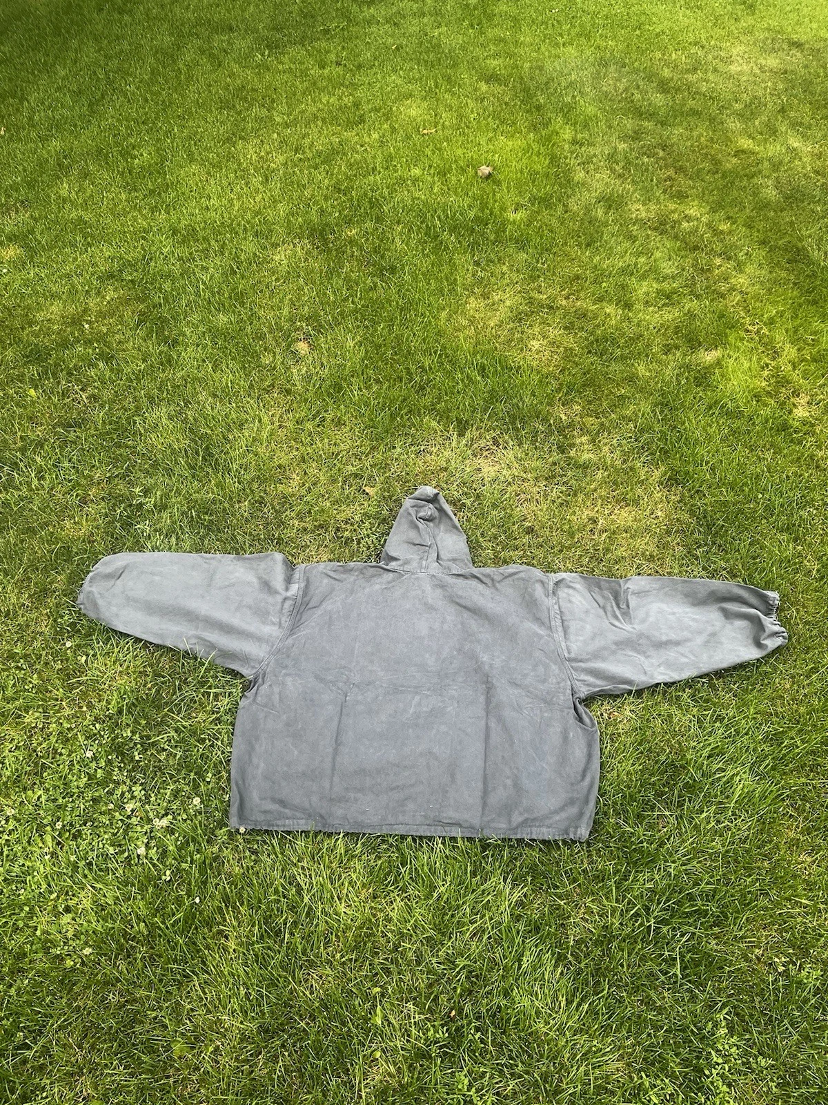 Felpa con cappuccio Yeezy Gap Engineered by Balenciaga logo 'Nero' nuova taglia media