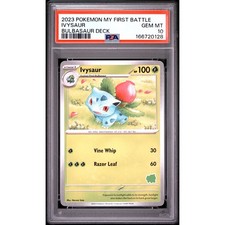 2023 POKEMON MY FIRST BATTLE-BULBASAUR DECK IVYSAUR PSA 10