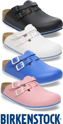 Birkenstock Sandale Kay Leder Superlaufsohle weiß schwarz schmal oder breit