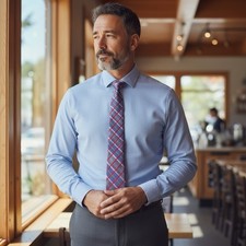 Ted Baker London Men's Multicolored Check Silk Blend Tie