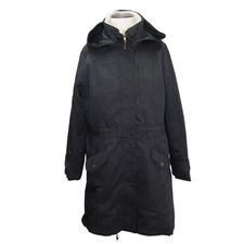 a.v.v standard MICHEL KLEIN Long Sleeve Mods Coat Boa Liner Black/Beige L Used