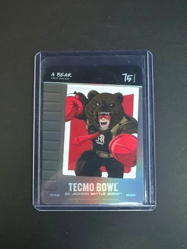 A Bear Tecmo Bowl Bo Jackson Battle Arena 75 Power Brawl BO796 Blow On It