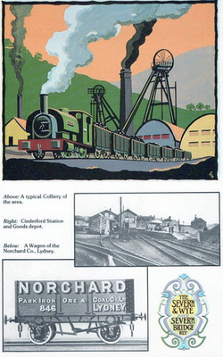 Severn and Wye and Severn Bridge Railway  Postcard Dalkeith England