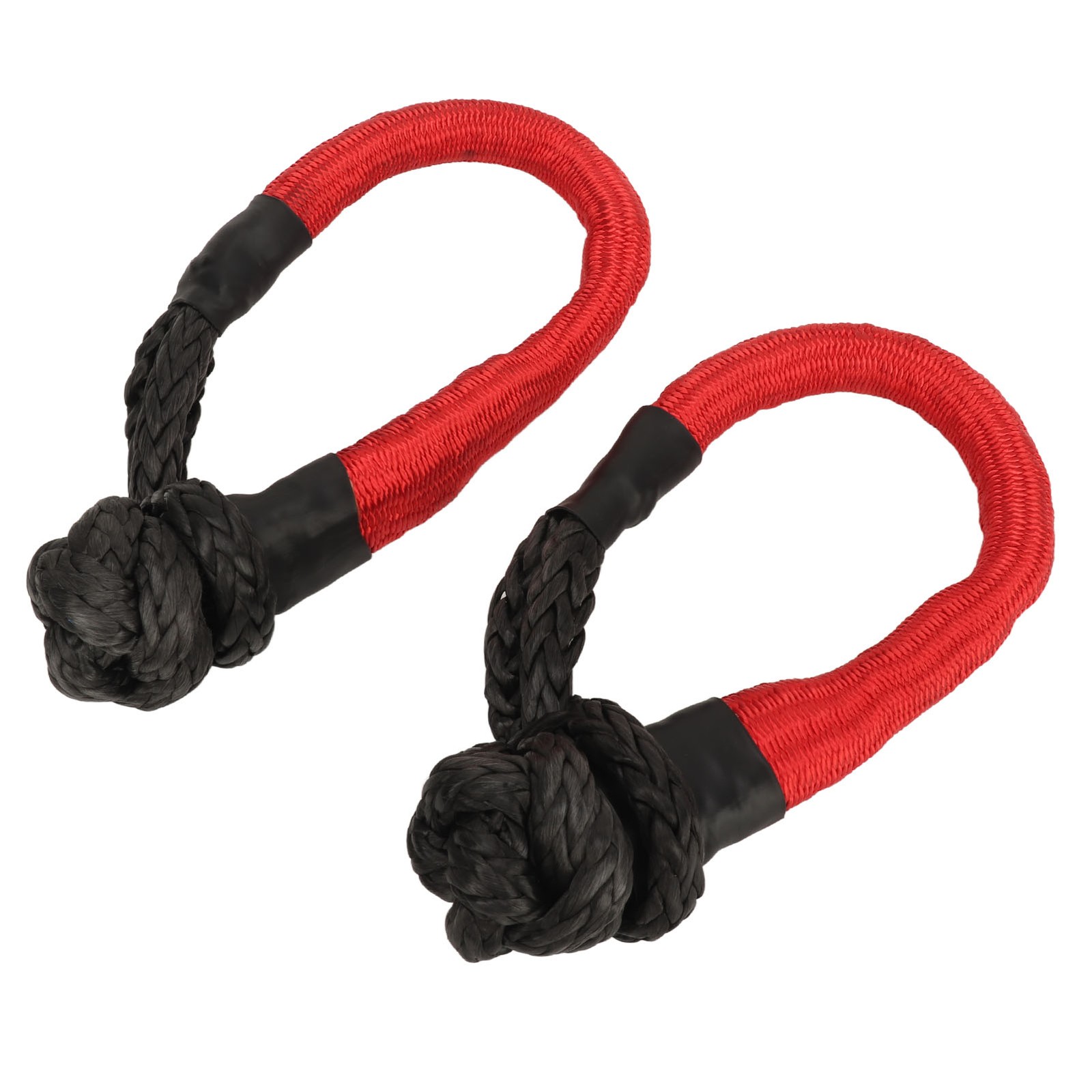 2Pcs Soft Shackle 55 000 Lbs Heavy Duty Soft Shackle Recovery Rope For SUV ATV