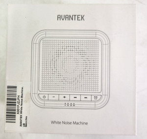Sealed Avantek WN-2B Sleep White Noise Machine White 20 sounds - (F) #25Z