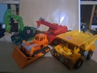 Transformers Robots In Disguise Landfill Combiner Set Hasbro RID 2001 Vintage