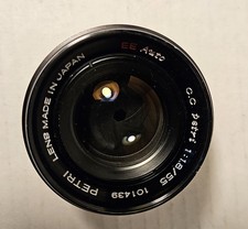 Petri Lens EE AUTO 55Mn 1:1.8/55 Made in Japan with Case