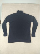 Lululemon Warm and Restore Sweater Women's 10 100 Merino Wool Midnight Navy