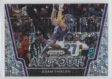 2020 Panini Prizm All Out! No Huddle Prizm Adam Thielen #16 0o6v