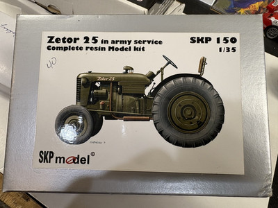 MSH-  SKP MODEL - Zetor 25 full resin Kit       1/35th - SKP150 NIB