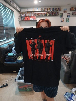 Prince Nana Swerve When I Drive Men's L T-Shirt AEW Never Worn