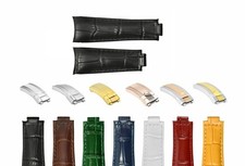 20MM LEATHER WATCH STRAP FOR ROLEX DAYTONA DATEJUST PRESIDENT 16518 16520 116523