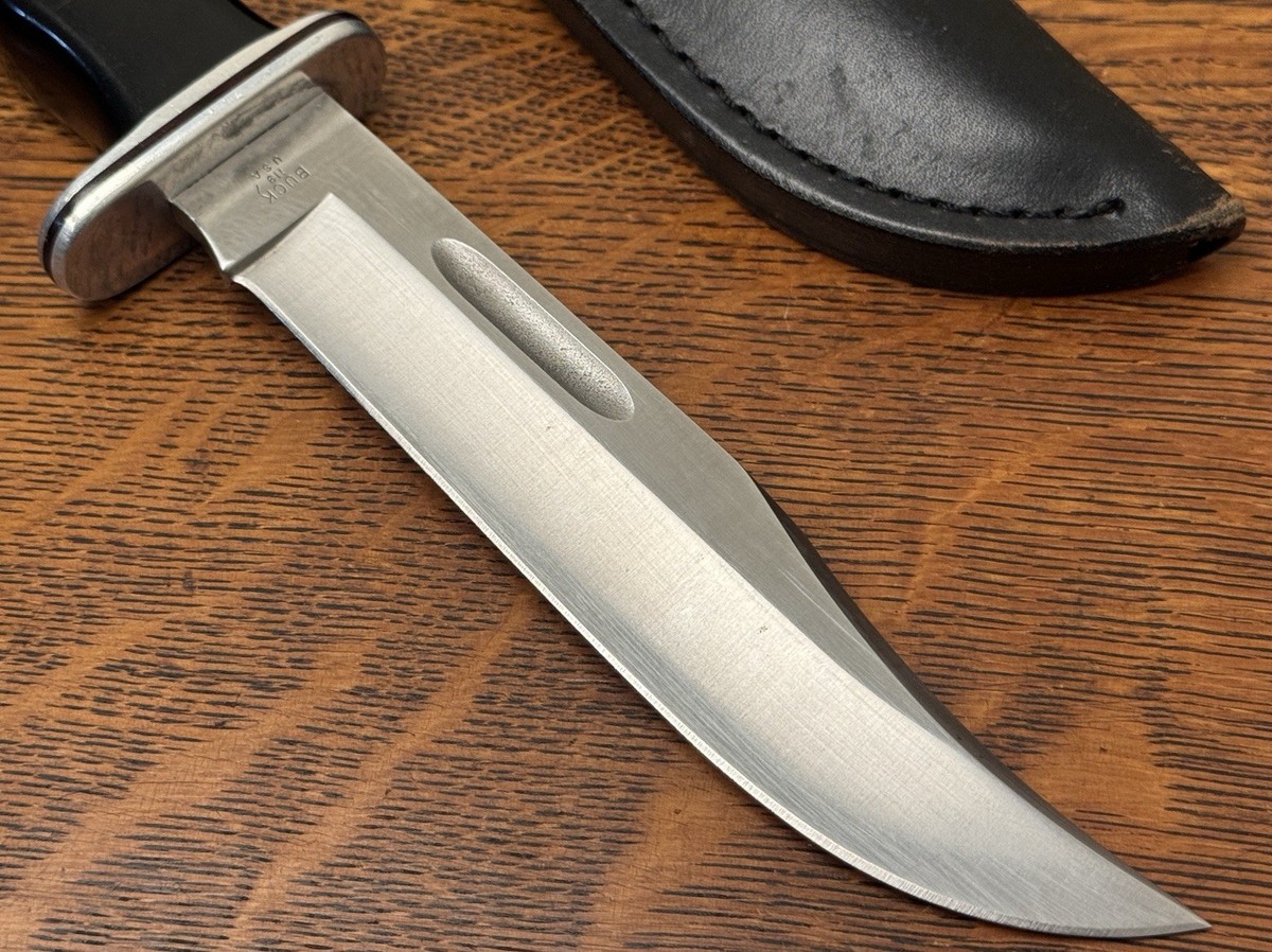 VINTAGE BUCK 119 USA 1993 HUNTING KNIFE WITH ORIGINAL MATCHING 
