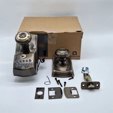 SCHLAGE Camelot Keypad Entry, Flex-Lock, Antique Brass FE595CAM609GEO *NO KEYS*