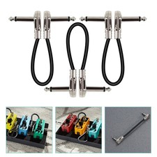 3pcs Single Track Effect Pedal Cables Professional Electric Guitar Patch Cables