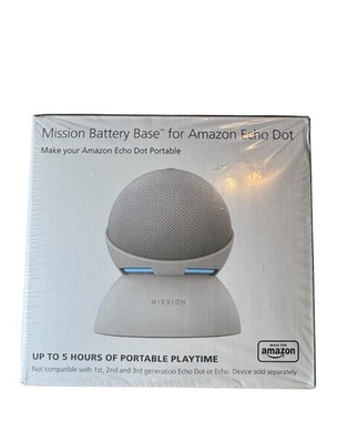 Amazon Echo Dot Battery Base for 4th and 5th Gen Echo Dot - White
