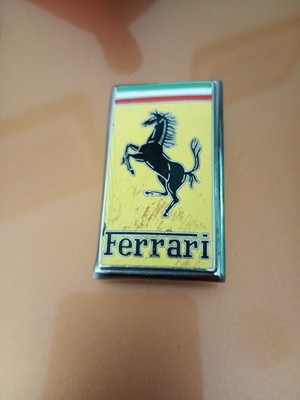 1960er Original Ferrari Front Hood Bonnet Badge Emblem Omea .Ferrari 250.275