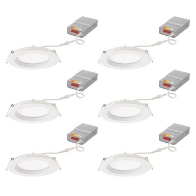Juno Lighting WF6 REG SWW5 90CRI CP6 M2 Contractor Select Wafer - White