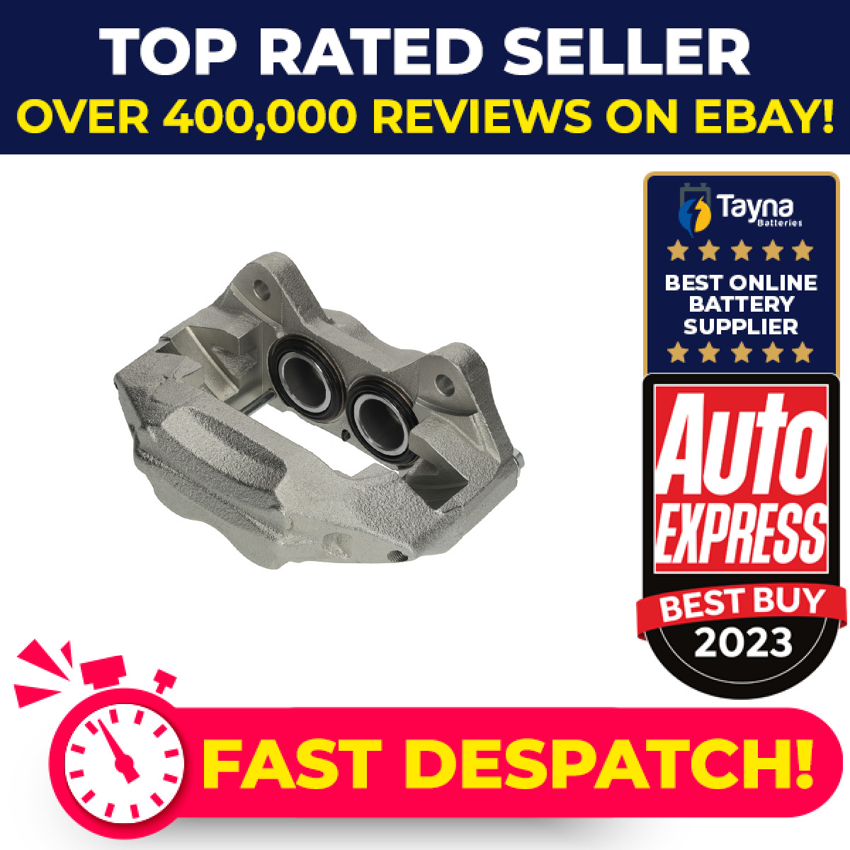 Brake Caliper fits TOYOTA HILUX Mk7 3.0D Front Right 05 to 08 1KD-FTV 477300K070