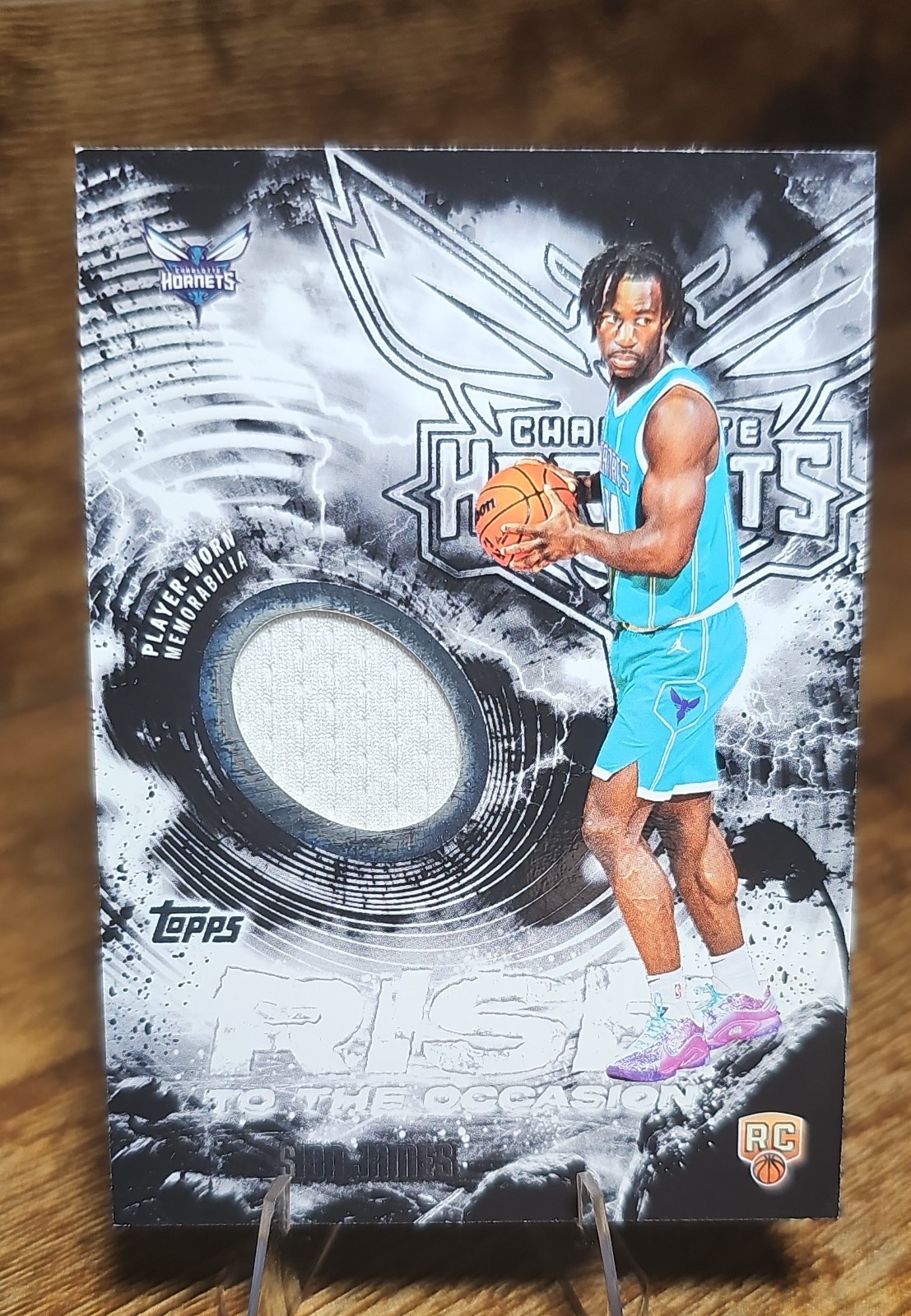 2025-26 Topps - Rise to the Occasion Relics Sion James #RTO-SJ (MEM, RC)