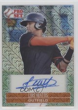 2021 Leaf Pro Set Metal 1991 Base Orange Mojo 1/3 Luis Matos #PS1-LM2 Auto qf8