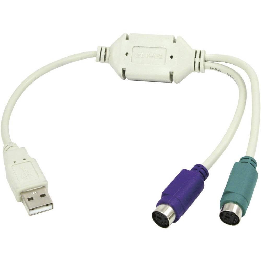 LogiLink USB 20 A Plug to 2 X PS2 Socket Cable 3990₽