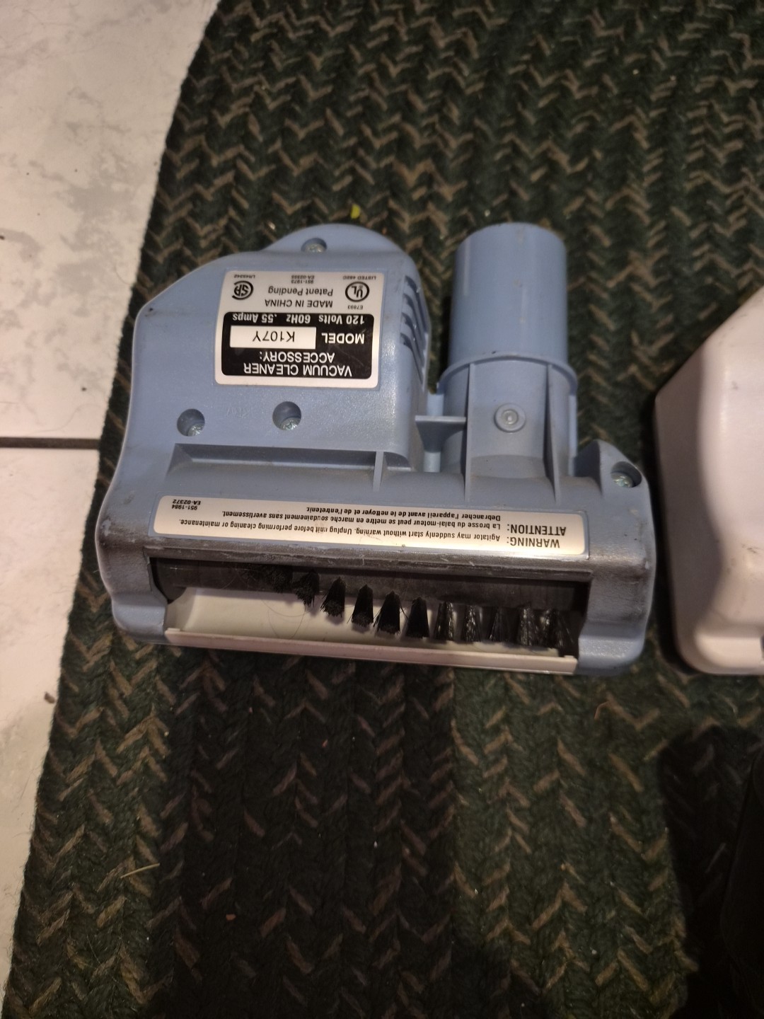 Aerus Electrolux Lux Sidekick 2 Vacuum Attachments Floor Brush, K107Y, K148C