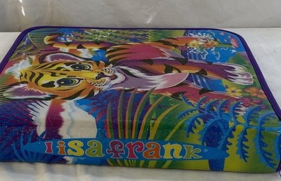 Lisa Frank Rare Forrest Zipper Binder Glitter Vintage 90s School