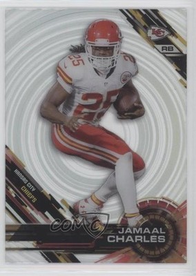 2015 Topps High Tek Pattern 2 Spiral/Dots Jamaal Charles #63 0a3