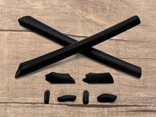 Vonxyz Replacement Rubber EarSocks Nose Pieces for-Oakley Half Jacket-Black