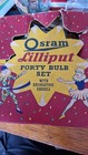 Vintage 1930s/1940s x40 Super Rare OSRAM LILLIPUT Boxed Fairy Lights